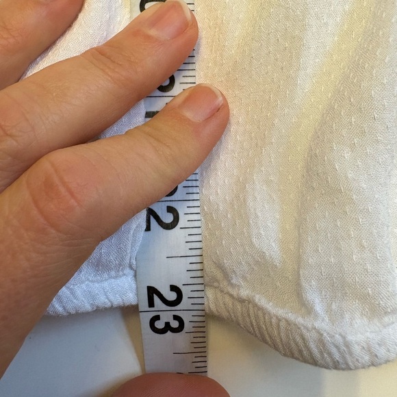 Banana Republic White long sleeve peasant boho Blouse women's size Small - Picture 6 of 7